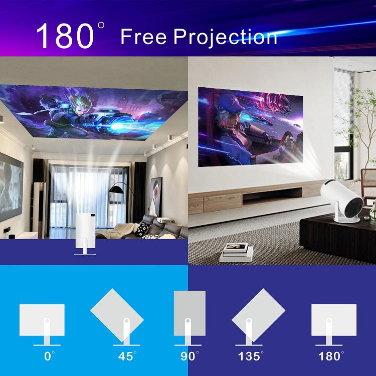 Portable Projector | Hy300pro Projector  | Home 4K Portable LCD Ultra High Definition