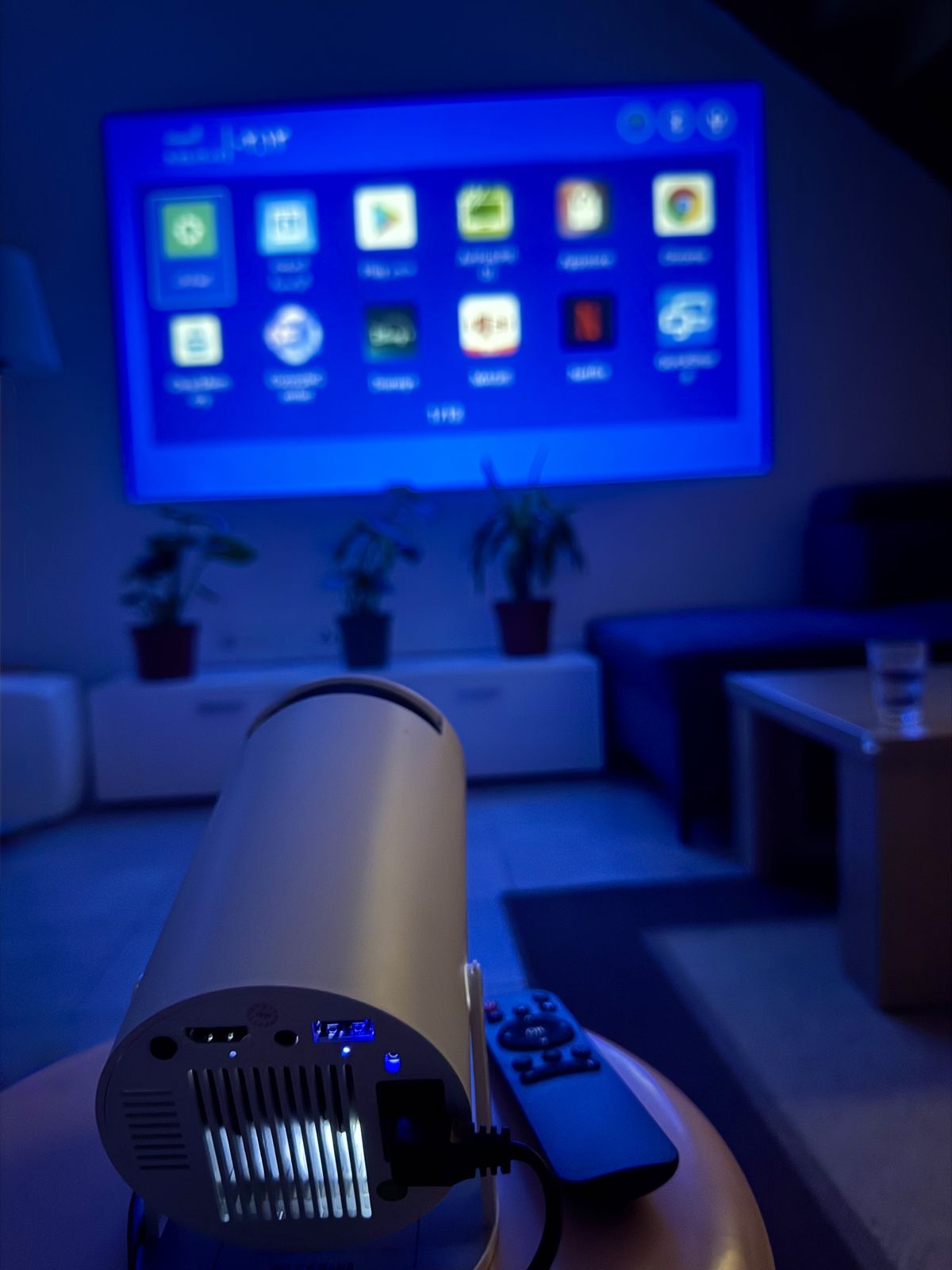 Portable Projector | Hy300pro Projector  | Home 4K Portable LCD Ultra High Definition